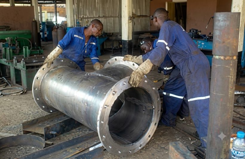 Civil works construction on the Copperbelt